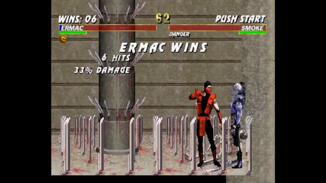 Mortal Kombat Trilogy - Ermac Champion Ladder on Very Hard смотреть онлайн