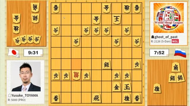 1 учебная партия с японскими профессионалами. Виктор Запара – Юсуке Тояма