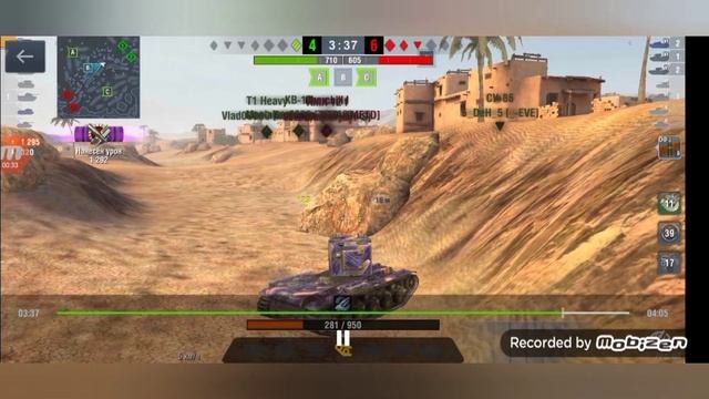 World of Tanks Blitz. КВ-2 пытался жить. смотреть онлайн