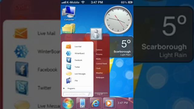Aero themes for iPhone смотреть онлайн