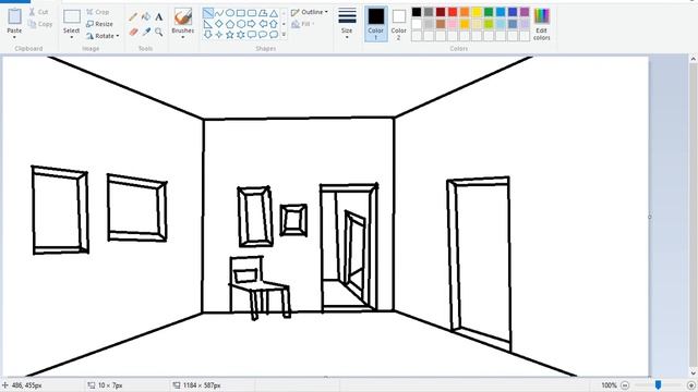 Designing and panting of Living room in windows paint смотреть онлайн