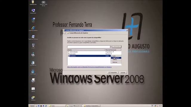 Aula 05: Windows Server 2008 - Compartilhamento De Pasta Simples - Click Virtual смотреть онлайн