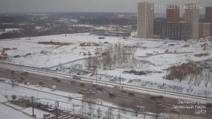 Зеленоград, строительство района Зелёный парк. (на месте ЦИЭ)
