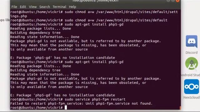 LAMP + CMS DRUPAL смотреть онлайн