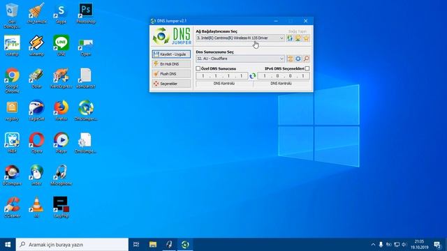 DnsJumper ile birkaç tıkla DNS değiştirin смотреть онлайн