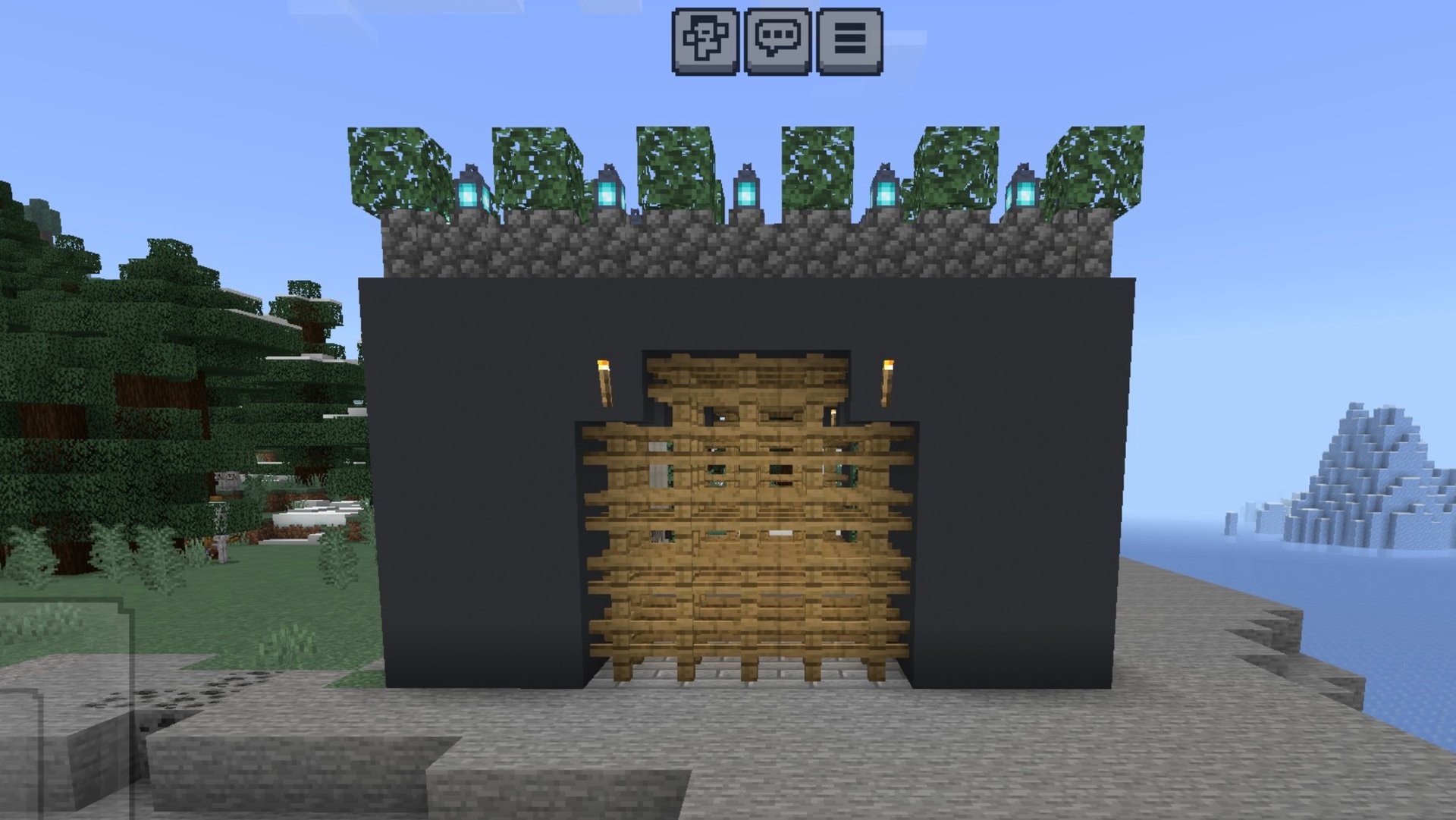 Как построить замок в майнкрафте