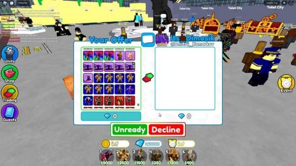 ✨БЕСКОНЕЧНАЯ ВАЛЮТА и КОД для ПАРТНЁР СЕРВЕРА в Toilet Tower Defense Roblox!