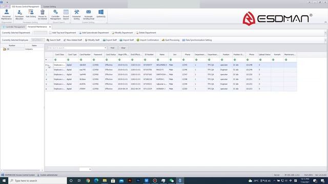 How to operate ESD Access Control System Software смотреть онлайн