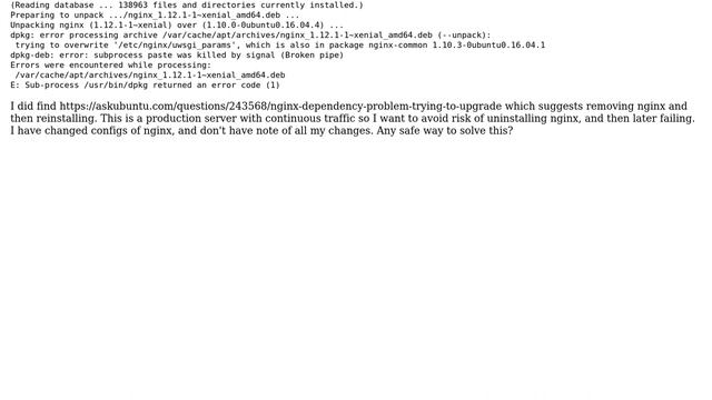 Nginx unmet dependencies, unable to upgrade / remove (3 Solutions!!) смотреть онлайн