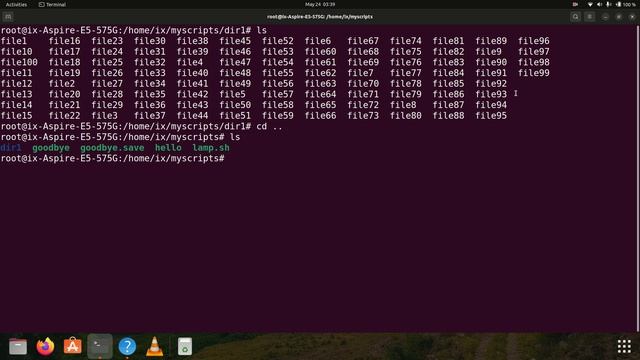 24_A Shell Script using 'touch' and 'rm' смотреть онлайн