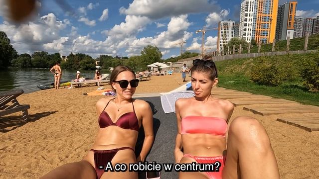 ROSJANIE na moskiewskiej PLAŻY - kto tu przychodzi i jakie są warunki? смотреть онлайн