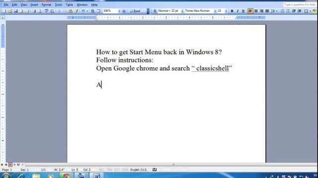 Best way to get back Start menu in Windows 8 смотреть онлайн
