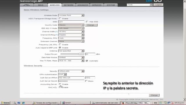 Instalación, configuración de servidor Radius y antena Ubiquiti SERVER 2008 смотреть онлайн