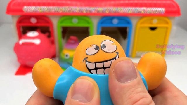 Oddly ASMR Garage | How I Made Rainbow Stress Balls 4 Color Magic Garage AND Satisfying Princesses смотреть онлайн