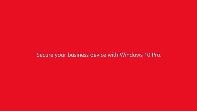Secure your business device with Windows 10 Pro смотреть онлайн