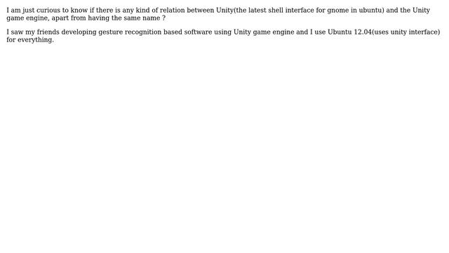 Unix & Linux: relation between unity on ubuntu and unity game engine? смотреть онлайн