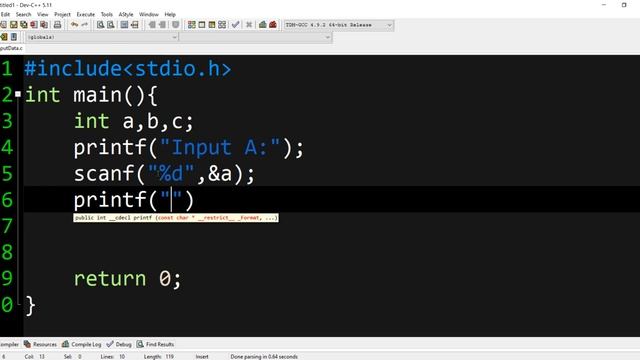 C programming | How to input data in console | C for beginner | смотреть онлайн