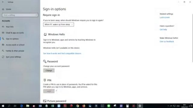 Create passward and pin window 10 смотреть онлайн