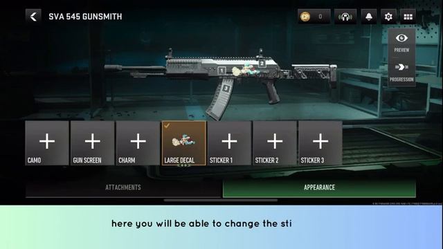 How to Change Weapon sticker in Warzone Mobile смотреть онлайн