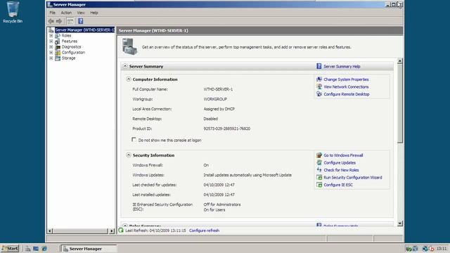 Installing The "Desktop Experience" - Windows Server 2008 смотреть онлайн