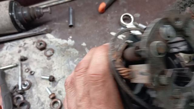Мерседес Актрос 2641. Часть 66. Стартер ремонт. смотреть онлайн