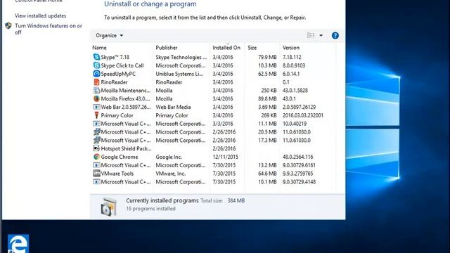 Remove Find Search Window 2.0 in Windows 10 смотреть онлайн