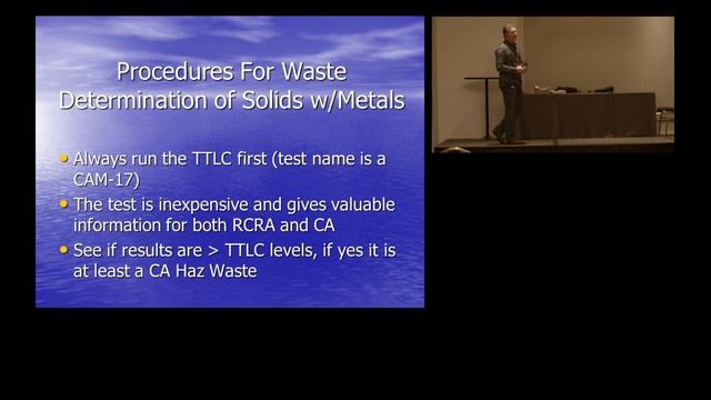 HAZARDOUS WASTE TOXICITY: RCRA VS CA смотреть онлайн