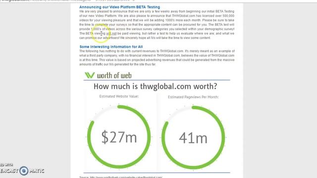 THW GLOBAL VIDEO BETA TESTING PLATFORM IN A FEW WEEKS 1 смотреть онлайн