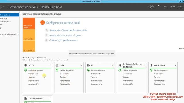 16 Installation d' exchange 2010 sur windows server 2012 смотреть онлайн