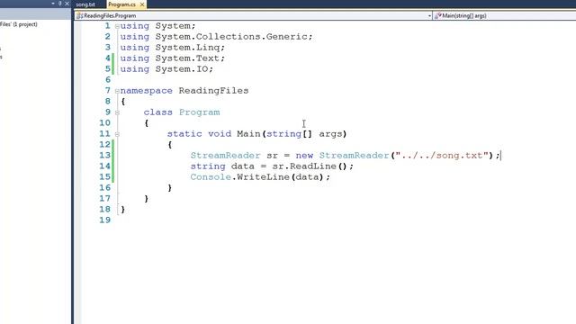 Tutorial 14 - Reading from Files in C# смотреть онлайн