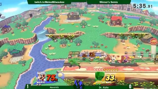Construct 25 - Maverick (Mario) vs Dr. Kuhn (Little Mac) - Winner's Semis смотреть онлайн