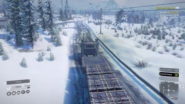 SnowRunner - АЛЯСКА - ПОРУЧЕНИЕ - ДОСТАВКА ТОПЛИВА #snowrunner смотреть онлайн