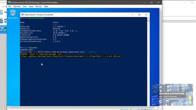 How To Upgrade PowerShell 5.1 to 7.1 on Windows Server 2022 | Server Expertise смотреть онлайн