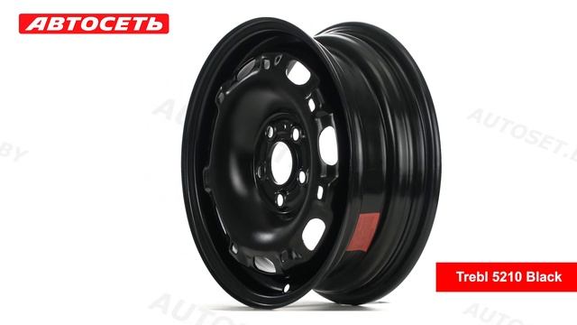 Trebl 5210 Black: 3D-обзор штампованного диска ● Автосеть ● смотреть онлайн
