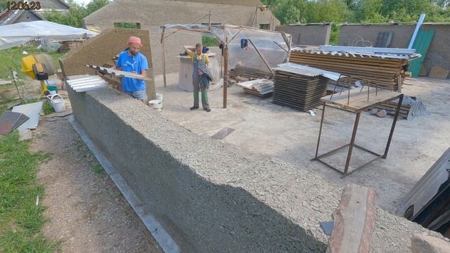 Опилкобетон (арболит)🏡√154 Строим Дом. 12.06.2023, самая лёгкая опалубка, бибер переехал, ракета смотреть онлайн