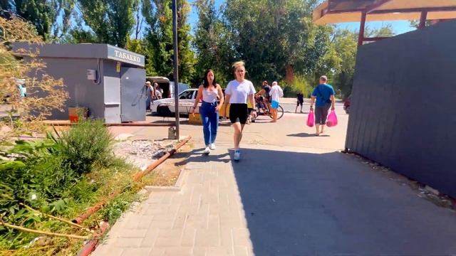 Город Мариуполь 2024. Улица и Рынок Бахчиванджи. Ремонт и Строительство смотреть онлайн
