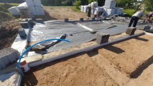 Заливаем ПОЛЫ по ГРУНТУ. Весь процесс!