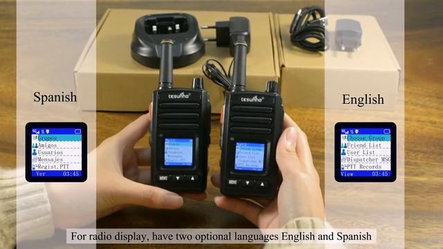 PoC Radio Tesunho Walkie Talkie TH282