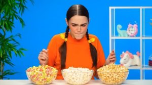 Большая, Средняя и Маленькая еда | Челлендж от Olala