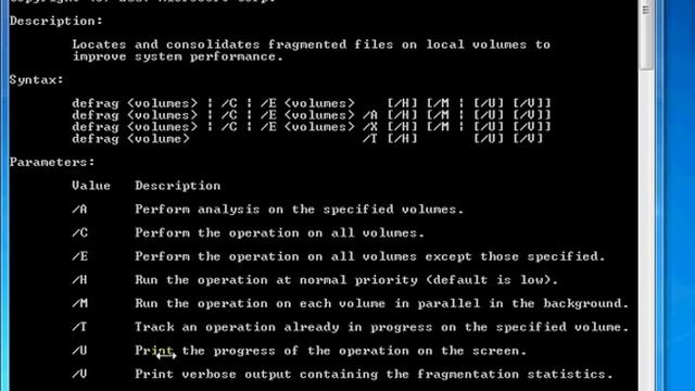Windows 7 -Updated Defrag.exe смотреть онлайн