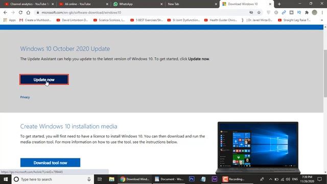How to update windows 10 || window update смотреть онлайн