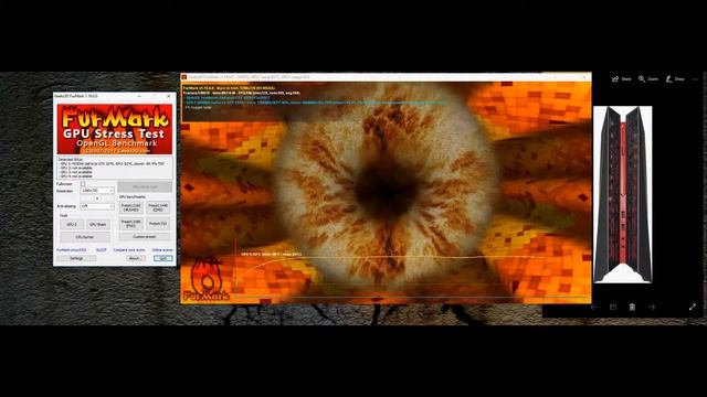 ASUS GPU G20CB STRESS TEST - FURMARK смотреть онлайн