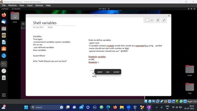 Shell Scripting Class 2 Shell Variables, Variable Substitution and Command Substitution смотреть онлайн