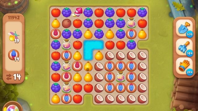 GardenScapes уровень 11942 без бустеров
