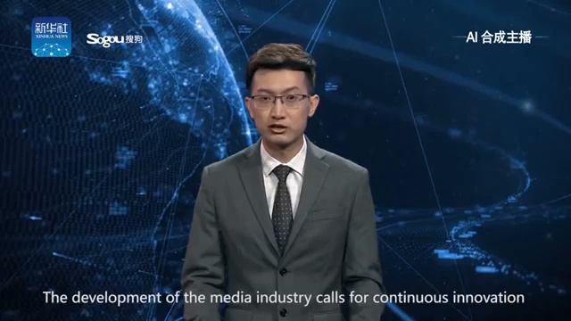 Xinhua's first English AI anchor смотреть онлайн