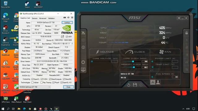 TUTORIAL OVERCLOCK VGA CARD DI PC MENGGUNAKAN MSI AFTERBURNER смотреть онлайн