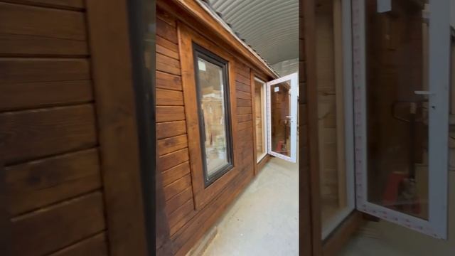 экскурсия по цеху, производство мобильных бань из бруса 150/150 вакуумной сушки смотреть онлайн