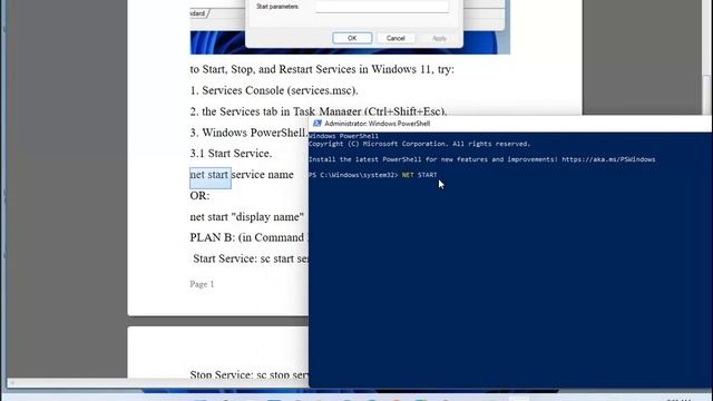 Start/Stop/Restart Services in Windows 11 смотреть онлайн