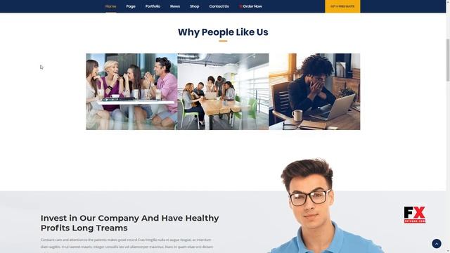 Aduma - Consulting, Finance, Business WordPress Theme смотреть онлайн