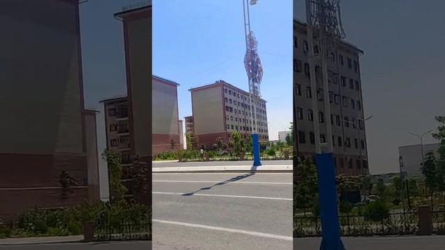 Ул. Махтумкули. Новостройки. Снаружи. Готовое и почти. Ташкент, Узбекистан. смотреть онлайн
